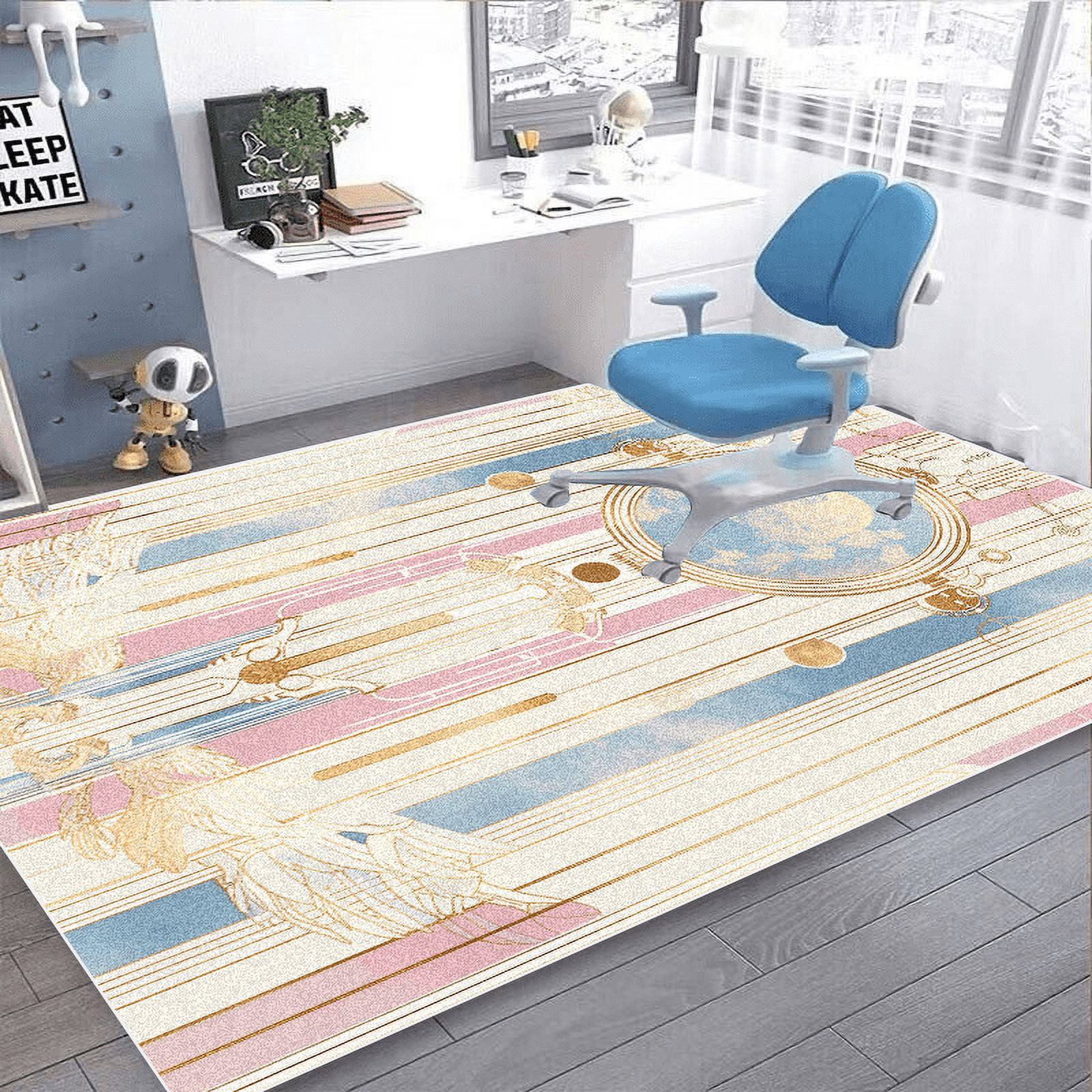 Study Rugs Nordic Geometry Study ration Large Carpet Modern Living Room Sofa Tea ...