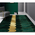thumbnail image 1 of Nordic Green Carpets Living Room Light Luxury Ins Style Rugs Bedroom Restaurant Customized Floor Mat, 1 of 5