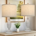 thumbnail image 1 of Nordic Hygge Farmhouse Living Room Table Lamps Set of 2, Grey, 1 of 5