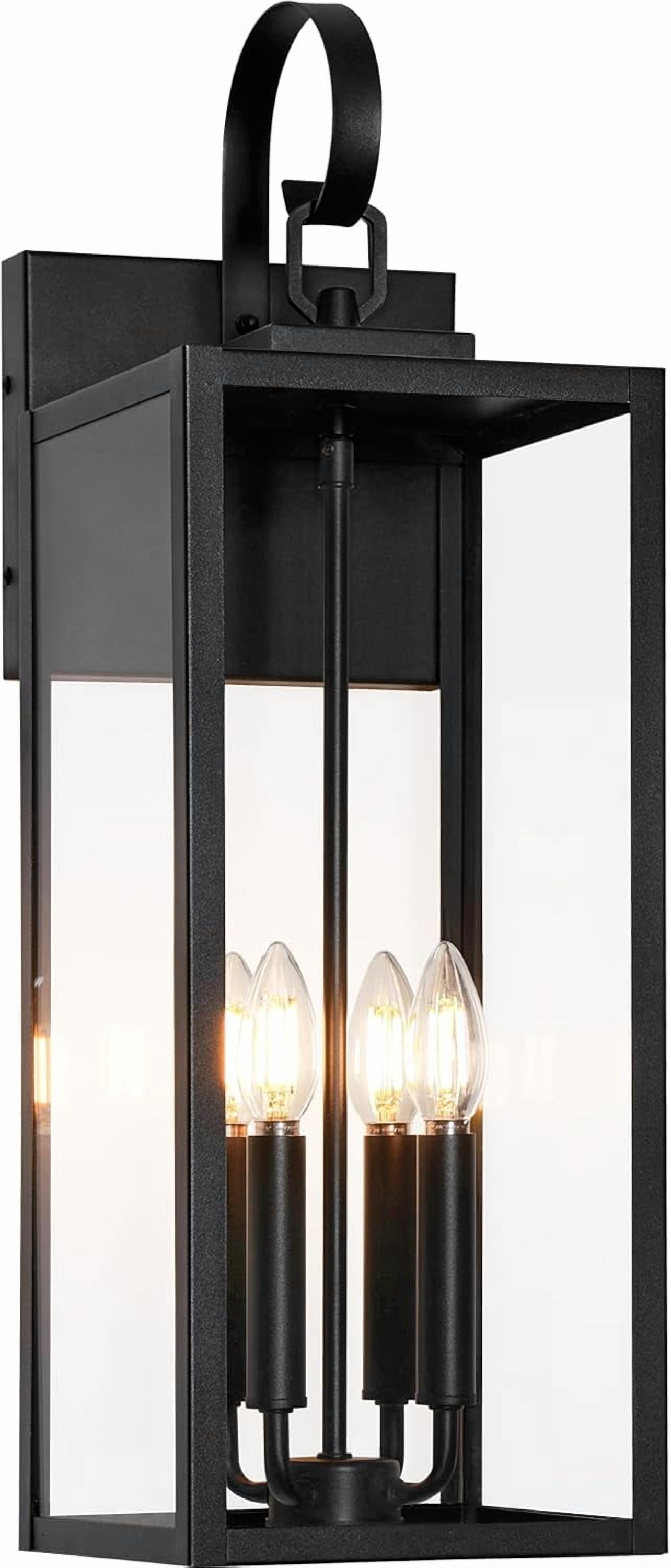Nordic Hygge 25" Outdoor Wall Light Fixture, 4-Light