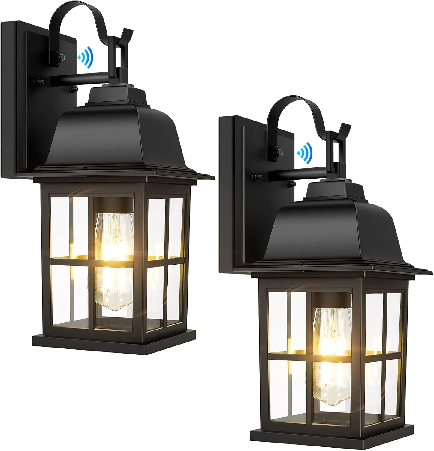 Nordic Hygge 2-Pack Dusk to Dawn Outdoor Wall Lights