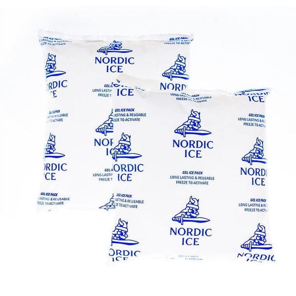 Nordic Ice Refrigerant Gel Pack Durable, Reusable 12 oz Automotive Refrigerant (48 Pack)