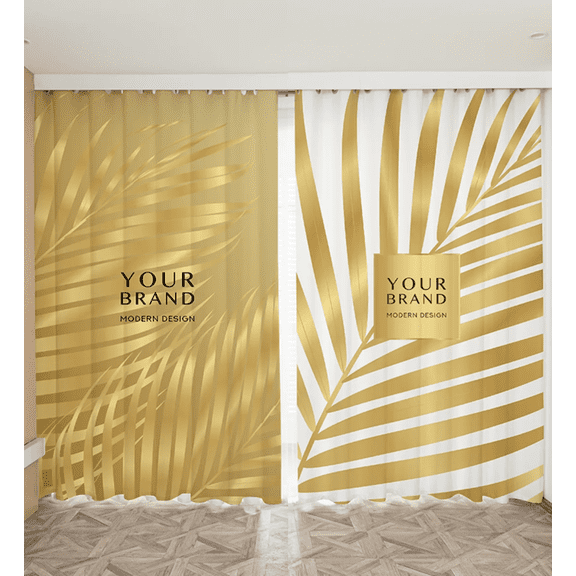 Nordic Ins Modern Simple Light Luxury Personality Gold Leaf Living Room Bedroom Semi-blackout High S