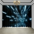 thumbnail image 1 of Nordic Ins Style Technology Sense Curtain Background KTV Network Cafe Gaming Room Bedroom Curtain 2P, 1 of 5