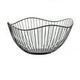 thumbnail image 1 of Nordic Irregular Metal Wire Fruit Basket-Black Kitchen Countertop Fruit Bowl Vegetable Holder for Bread, Snacks, Households Items Storage for Kitchen / Livingroom, 1 of 7