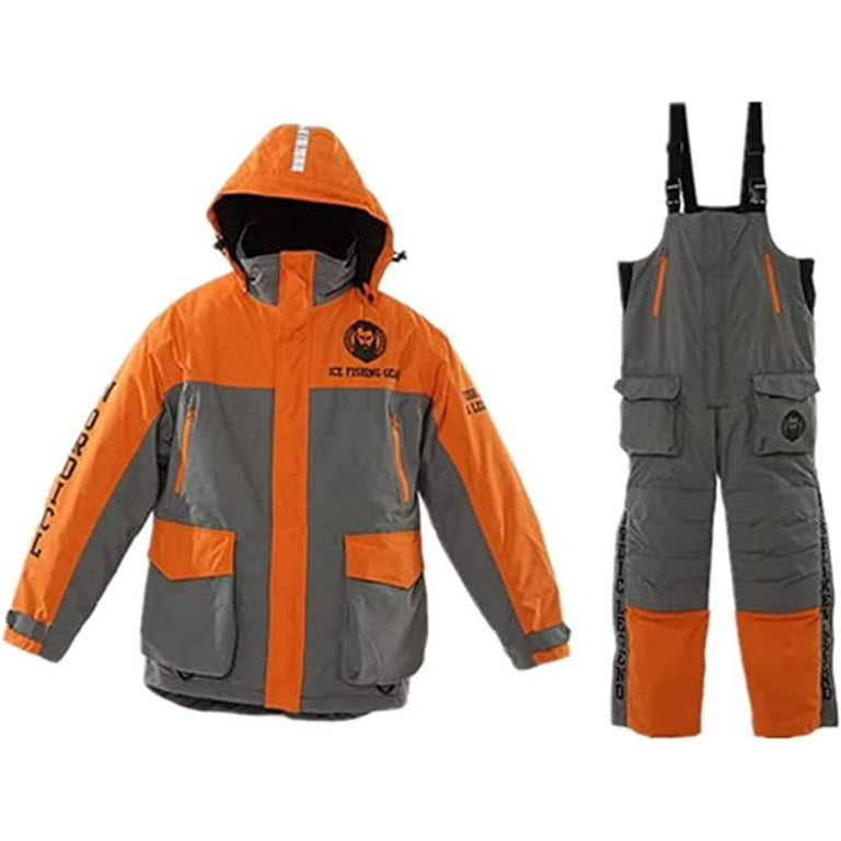 Nordic Legend Aurora Series Ice Fishing Suit, Insulated Bibs and Jacket,  Waterproof Gear for Ice Fishing and Snowmobiling 