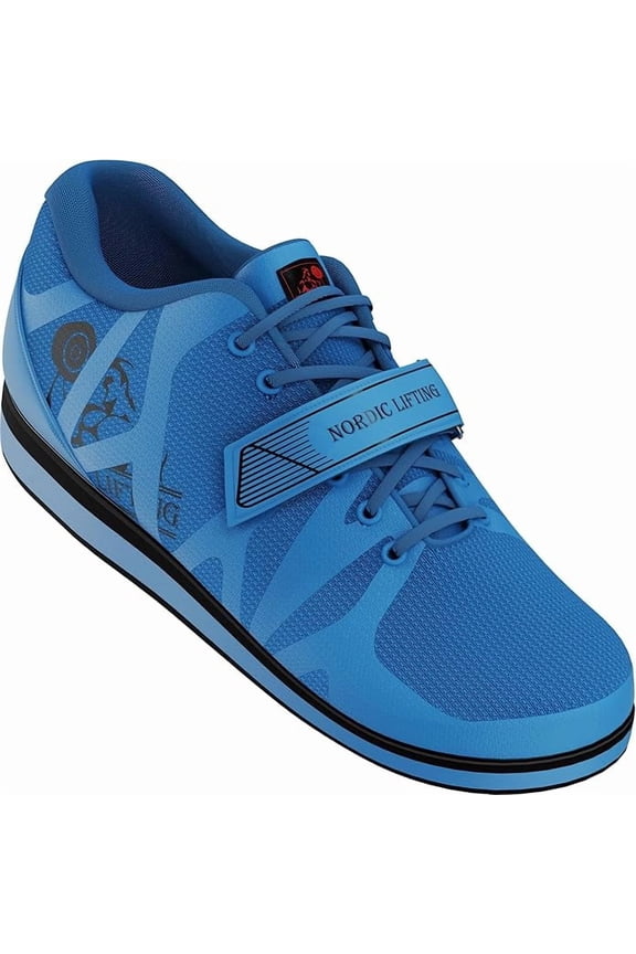 Powerlifting Shoes, Blue, Size 7
