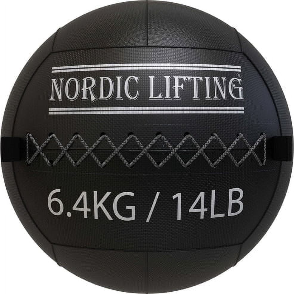Nordic Lifting Wall Ball for CrossFit & Fitness - 14 Lbs - Medicine Ball for Gym and Strength Training