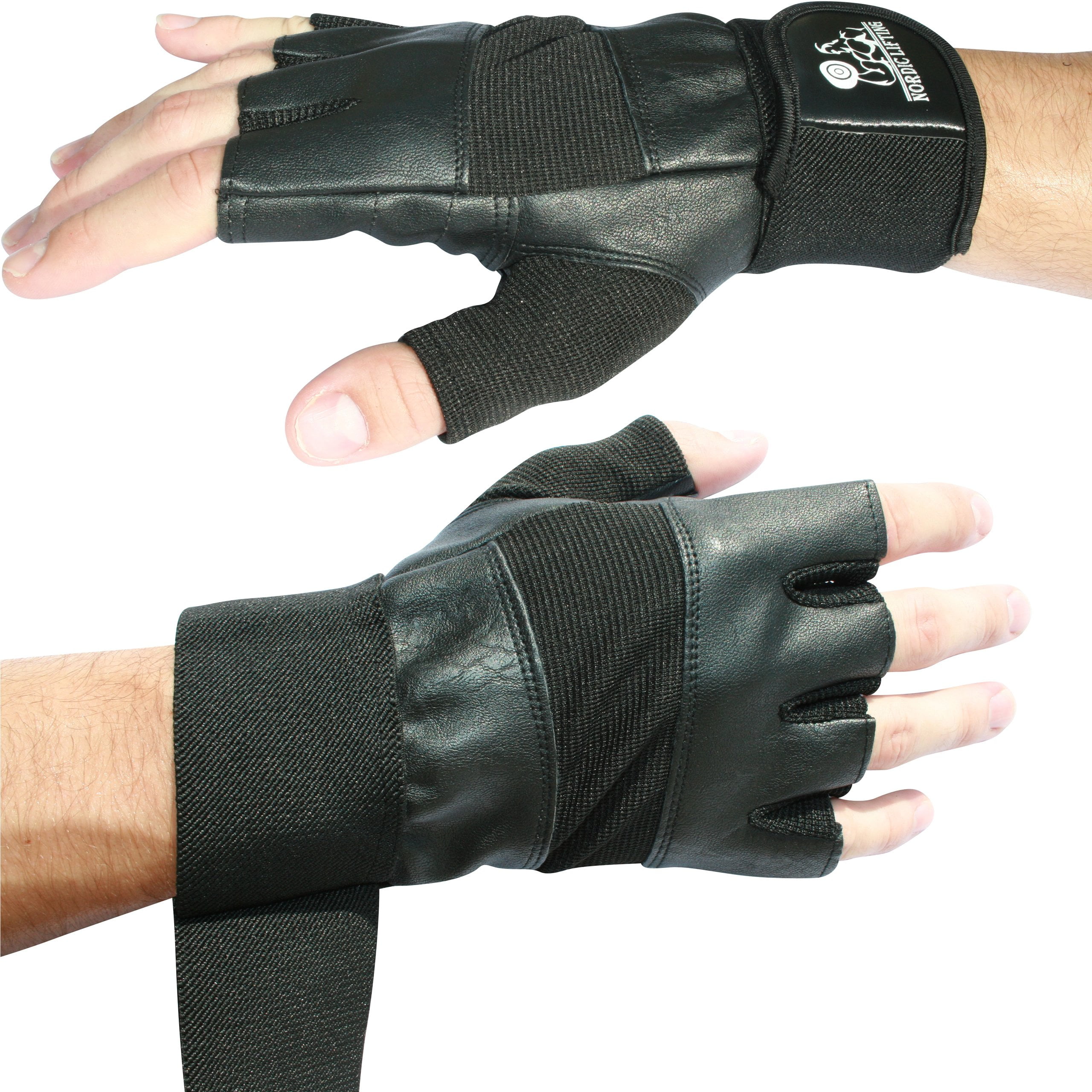 Nordic Lifting Weight Lifting Gloves with 12 Wrist Wraps Support for Gym Workout Cross Training Weightlifting Fitness Cross Training The Best for Men Women Quality Gear Large Walmart