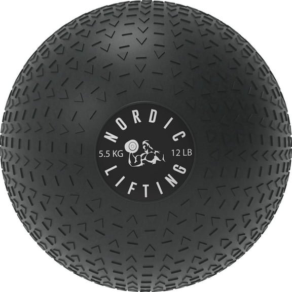 Nordic Lifting Weight Slam Ball , Exercise Ball for Crossfit Core & Fitness Training 12 lb