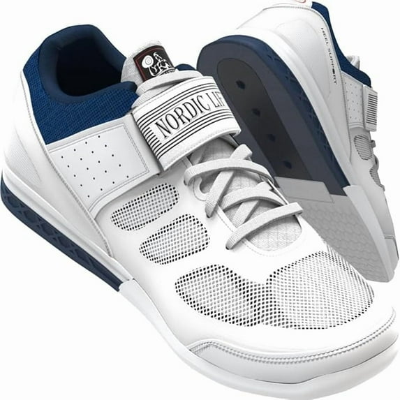 Nordic Lifting Weightlifting Shoes, White, Size 8 US