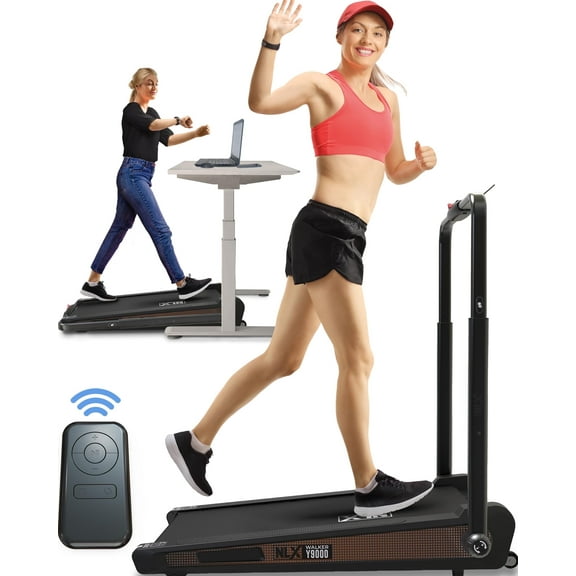 Nordic Lifting NLX Y9000 Exercise Under Desk  Treadmill with Handle 265 pounds Capacity