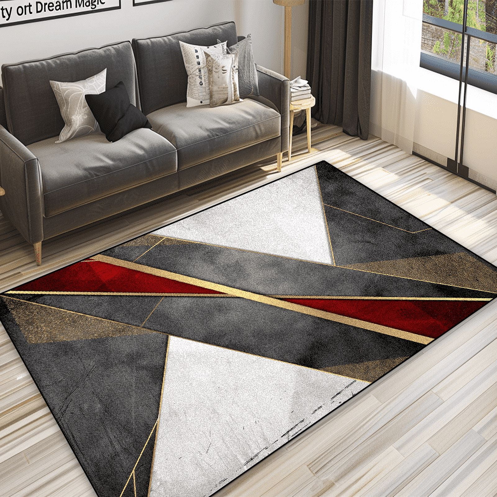 Nordic Light Luxury Geometric Carpet Cabinet Living Room Modern Home ...