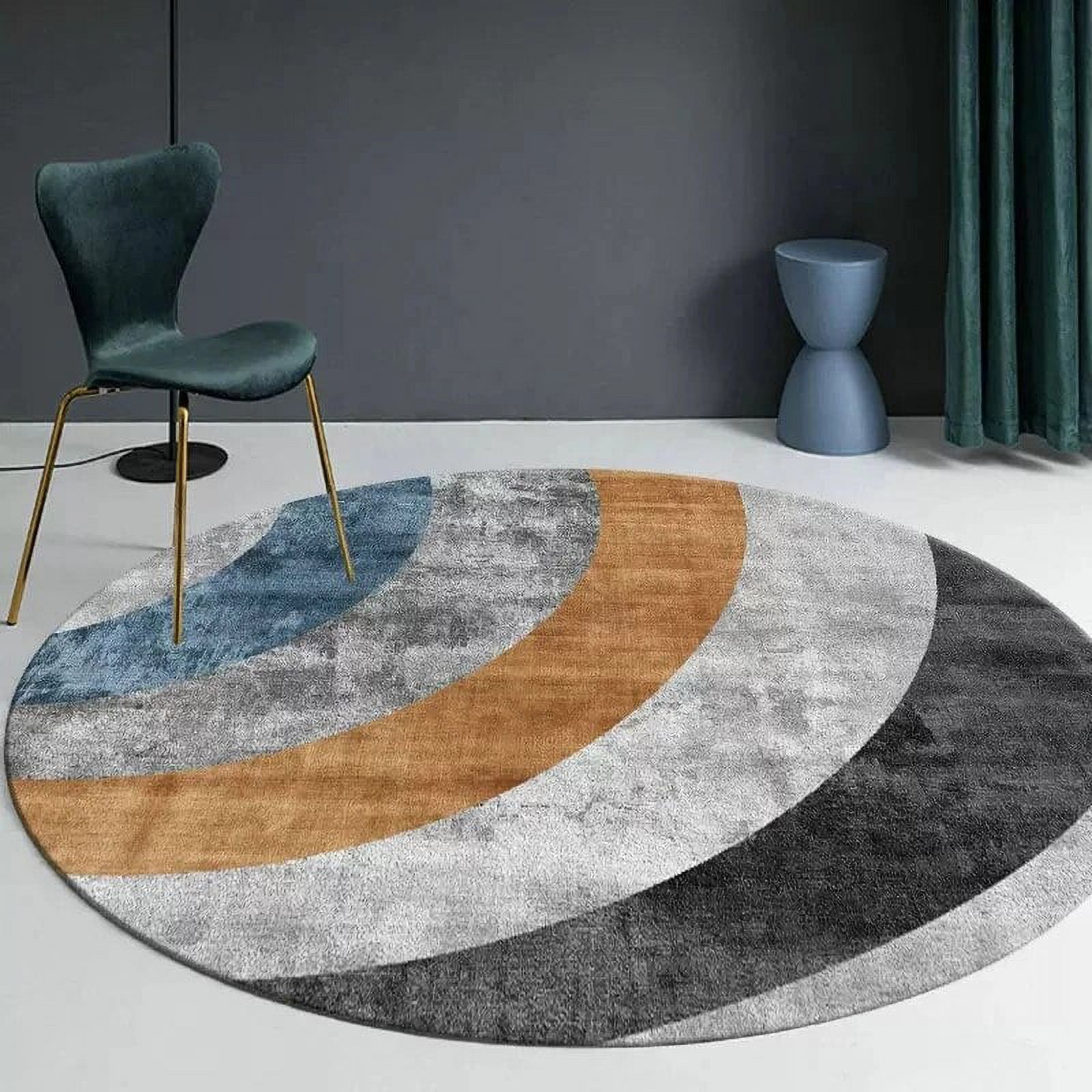 Nordic Light Luxury Round Carpets Modern Living Room ration Rugs Large Area Bedroom r Bedside
