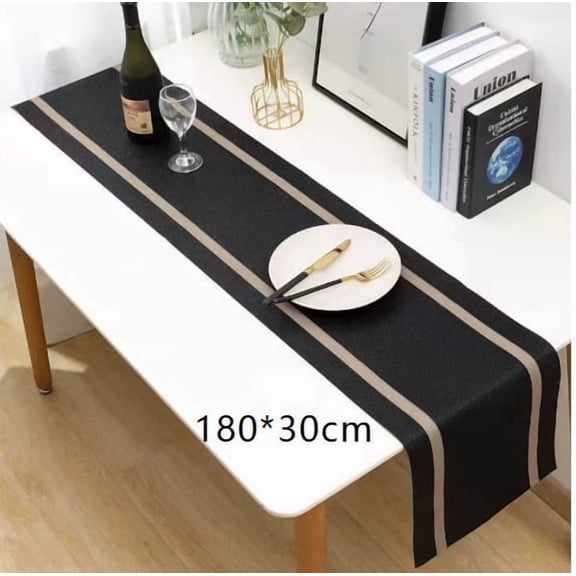 Nordic PVC Table Runner - Waterproof Non-Slip Dining Protector