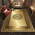 thumbnail image 1 of Nordic Luxury Carpet Gold Flannel Large Living Room Mat Home ration Study Lounge Floor Rugs Non-slip, 1 of 5