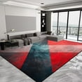 thumbnail image 1 of Nordic Luxury Geometric Carpets Fashion Red Large Living Room Carpet Anti Slip and Water Absorption Rugs for Bedroom r Mat, 1 of 5