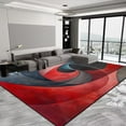 thumbnail image 1 of Nordic Luxury Geometric Carpets Fashion Red Large Living Room Carpet Anti Slip and Water Absorption Rugs for Bedroom r Mat, 1 of 5