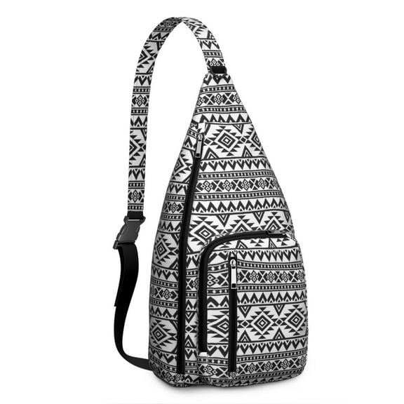 Nordic Minimalist Sling Backpack - Lightweight Crossbody Bag with Symmetrical Design, Fashionable Hiking Pack for Students