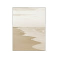 thumbnail image 1 of Nordic Modern Canvas Art Wall Painting Gold Foil Beach, 1 of 1