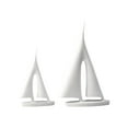 thumbnail image 1 of Nordic Modern Minimalist Sailboat Sculpture Resin Craft Home Office Desk Decoration Nautical Theme Decor Living Room Shelf Ornament Collectible Art Piece, 1 of 5