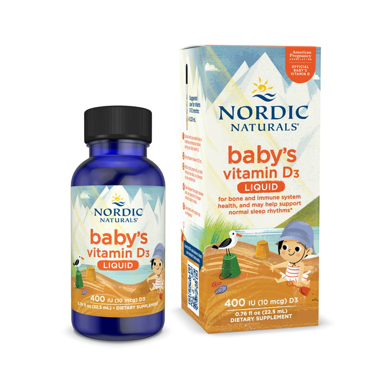 Nordic Naturals Baby's Vitamin D3 Liquid 0.76 oz Liquid - VitaminLife