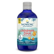 Nordic Naturals Children's DHA Liquid, 530 Mg, Orange, Fish Oil, 8 Oz