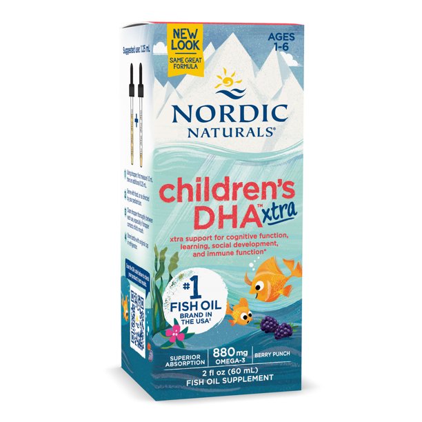 Nordic Naturals Children's DHA™ Xtra, Liquid, Berry Punch, 2 oz