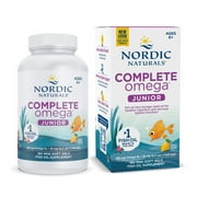 Nordic Naturals Complete Omega Junior Softgels, 518 Mg Omegas 3-6-9, 180 Ct