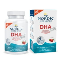 Nordic Naturals DHA Xtra Omega-3 Softgels, Strawberry, 1660 Mg, 90 Ct