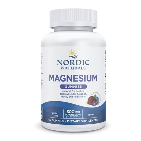 Nordic Naturals Magnesium Gummies, Vegan - 60 Count