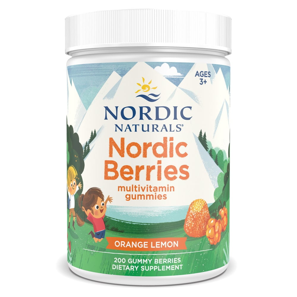 Nordic Naturals Nordic Berries Multivitamin Gummies, Great-Tasting, 200 Ct