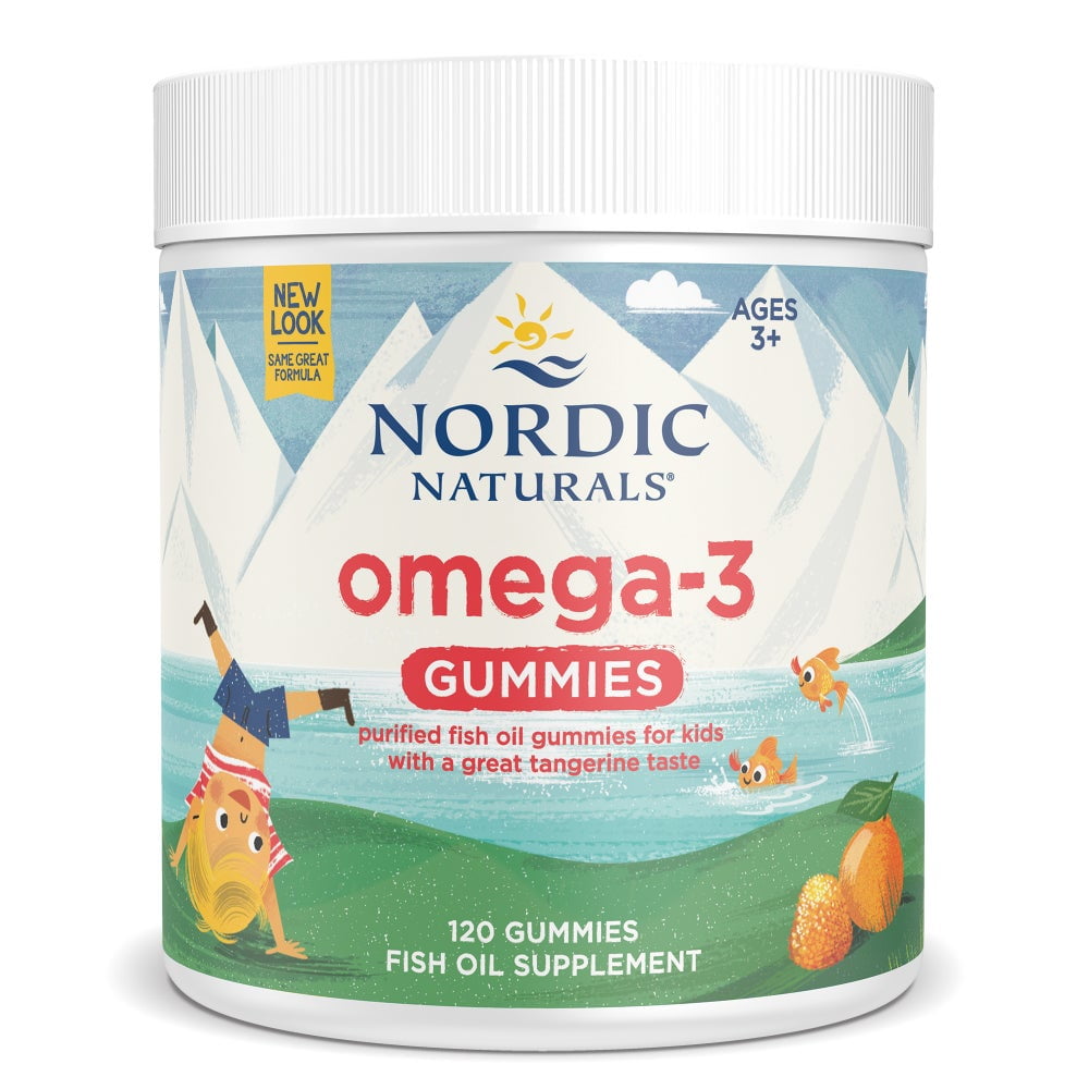 Nordic Naturals Nordic Omega-3 Gummies for Kids, 82 Mg, EPA &amp; DHA, 120 Ct