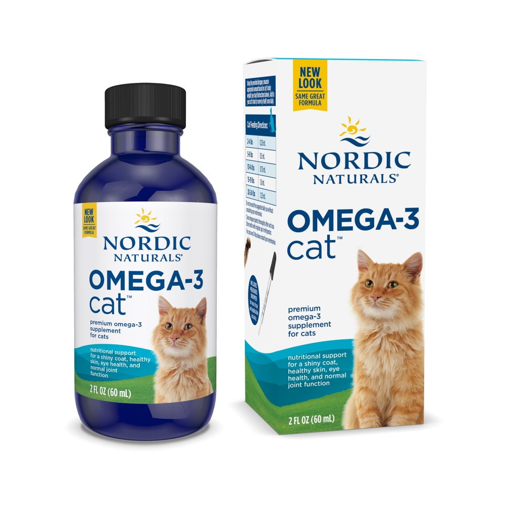 Nordic Naturals Omega-3 Liquid Fish Oil for Cats, EPA DHA