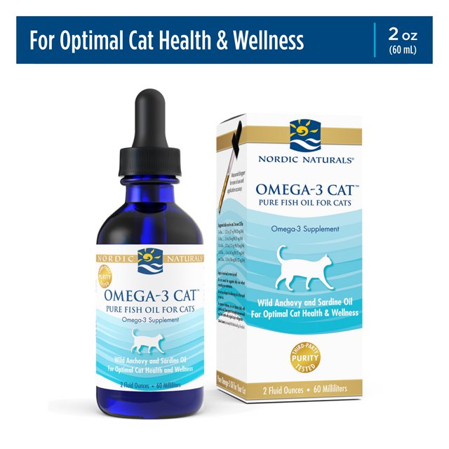 Nordic Naturals Omega3 Cat, Liquid, Fish Oil For Cats, with EPA & DHA
