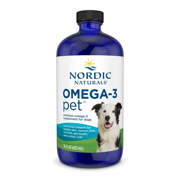 Nordic Naturals Omega-3 Pet, Liquid, Very Large and Multiple Dogs, 16 Oz