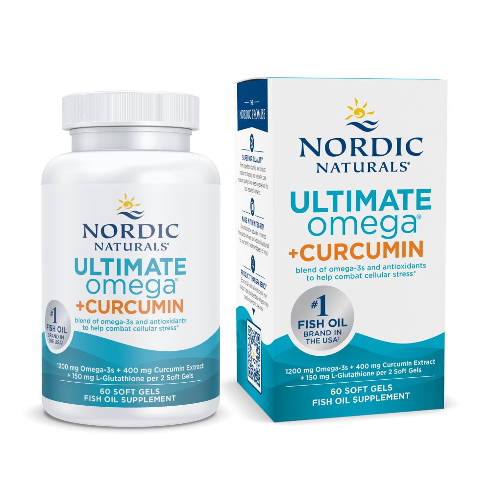 Nordic Naturals Omega Curcumin - Blended Ingredients Soft Gels for
