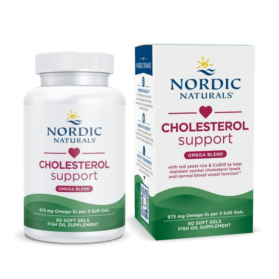 Nordic Naturals Cholesterol Support Softgels, 1152 Mg, Antioxidant Support, 60 Ct