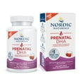 thumbnail image 1 of Nordic Naturals Prenatal DHA Softgels, Strawberry, 830 mg, Non-GMO 120 Ct, 1 of 9