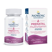 Nordic Naturals Prenatal Multivitamin Minis, Unflavored - 60 count