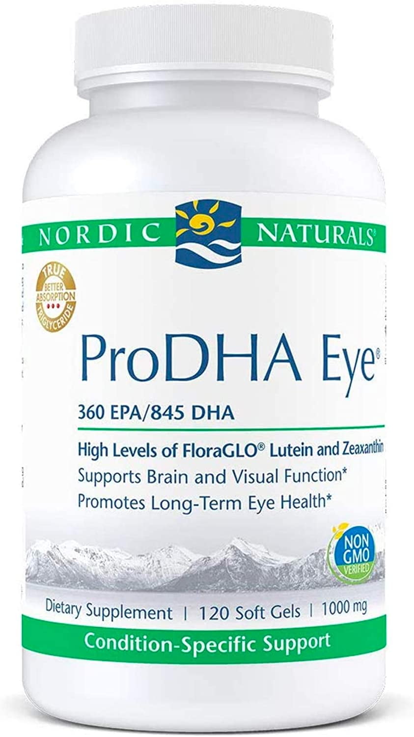 Nordic Naturals ProDHA Eye Fish Oil, 360 mg EPA, 845 mg DHA, 20 mg