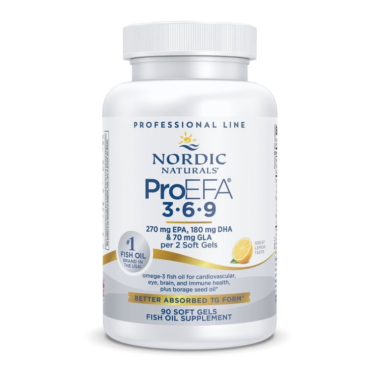 Nordic Naturals ProEFA-3.6.9, Omega Immune Support, Lemon Flavored