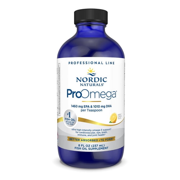 Nordic Naturals ProOmega Liquid, 2840 Mg Omega-3s, EPA & DHA, 8 Fl Oz