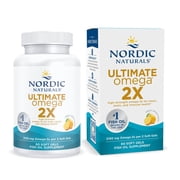 Nordic Naturals Ultimate Omega 2X Softgels, Lemon, 2150 Mg, Fish Oil, 60 Ct