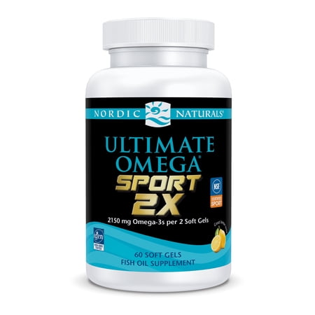 Nordic Naturals Ultimate Omega 2X Sport, 2150 Mg, Fish Oil, 60 Ct