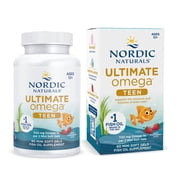 Nordic Naturals Ultimate Omega Teen Soft Gels, Fish Oil 60 Ct.