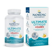 Nordic Naturals Ultimate Omega +CoQ10 Softgels, 1280 Mg, 120 Ct.