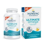 Nordic Naturals Ultimate Omega Softgels, Lemon, 1280 mg, Fish Oil, 210 Ct