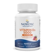 Nordic Naturals Vitamin D3 5000 Gummies, Passion Fruit - 30 Gummies