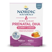 Nordic Naturals Zero Sugar Prenatal Gummy Chews - 27 Count